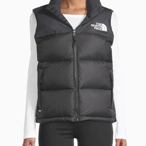 North Face Vest Women's Black Puffer